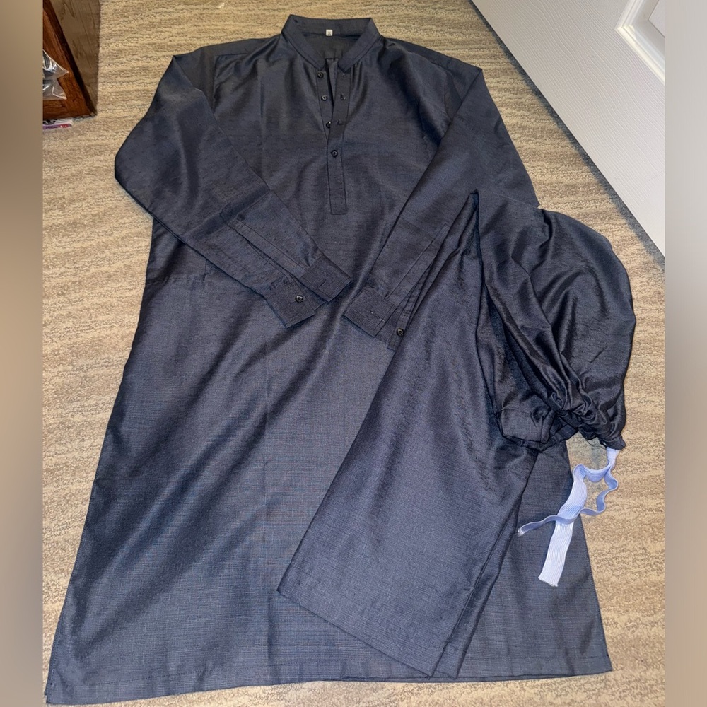 Men’s brand new Indian desi Pakistani kurta shalwar kurta set size medium 2 pc
